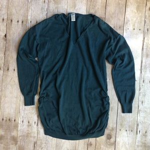 Old Navy teal maternity sweater size small